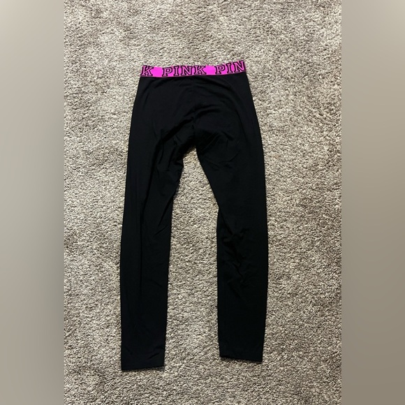 PINK Victoria's Secret Bundle of 3 Black Women’s Leggings Medium - Picture 12 of 13